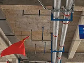 大足管廊支架的安装方法